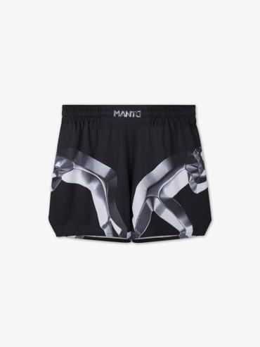 MANTO metal FIGHT SHORTS-black